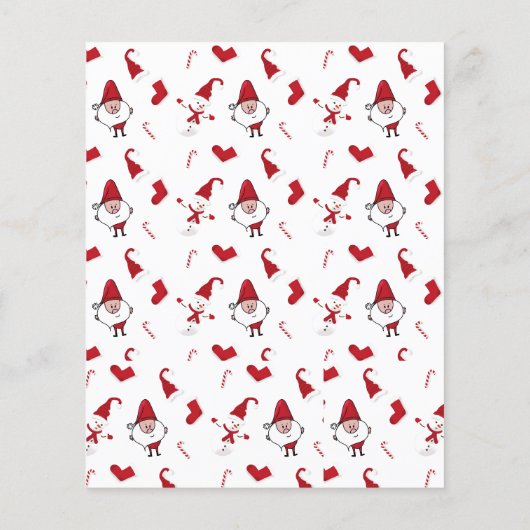 Santa & Snowman, Saisonwerbung Flyer (Hinten)