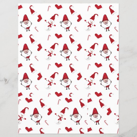 Santa & Snowman, Saisonwerbung Flyer (Hinten)