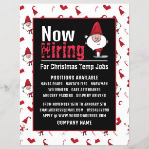 Santa & Snowman, Saisonwerbung Flyer