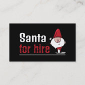 Santa & Snowman, Santa Claus Entertainer Visitenkarte (Vorderseite)