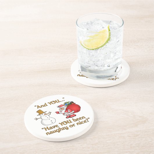 Santa & Snowman Untersetzer (Seite)