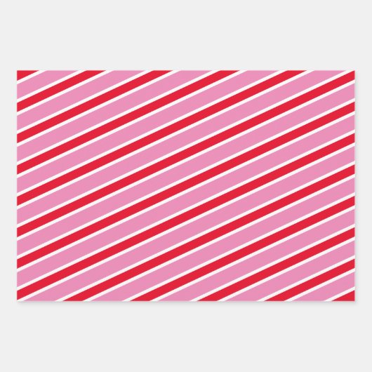 Santa, Snowmen & Reindeer Geschenkpapier Set (Vorderseite 2)