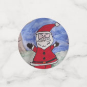 Santa & Snowmen Table Confetti Konfetti (Klein Vorderseite)