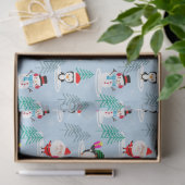 Santa, Snowmen und Geschenke Seidenpapier (Geschenk)