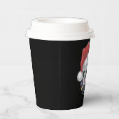 Santa Soccer Ball Sport Weihnachtsspielerin Pappbecher (Rechts)