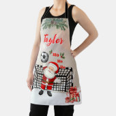 Santa Soccer Christmas Soccer Schürze (InSitu)