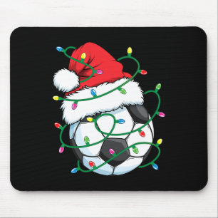 Santa Soccer Sports Ball Männer Weihnachten Weihna Mousepad