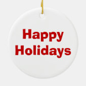 Santa Sock Keramikornament (Hinten)