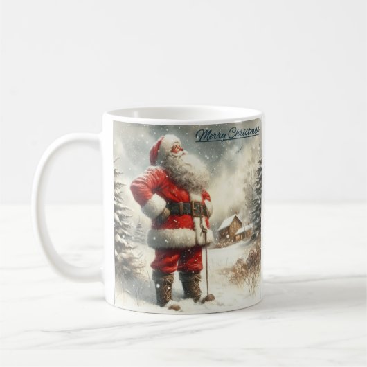 Santa Solitude Coffee Tasse (Links)