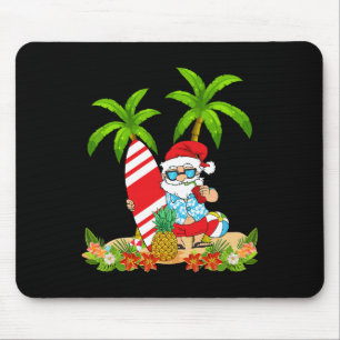 Santa Sommer Surfen Weihnachten im Juli Strandurla Mousepad