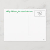 Santa Spanking eine unheimlich junge Postkarte (Rückseite)