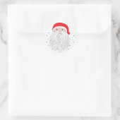 Santa Sparkle Sticker (Tasche)