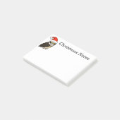 Santa Spektakuläre Eule Post-it Klebezettel (angewinkelt)