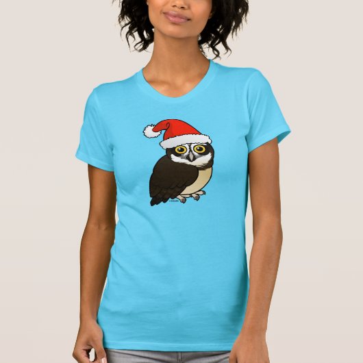 Santa Spektakuläre Eule T-Shirt (Vorderseite)