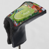 Santa spielt Golf Hawaii Hemd Headcover (3/4 Vorderseite)