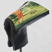 Santa spielt Golf Hawaii Hemd Headcover (3/4 Vorderseite)