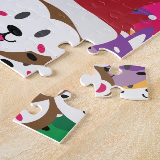 Santa Spike und Friends Animal Christmas Jigsaw! Puzzle (Seite)