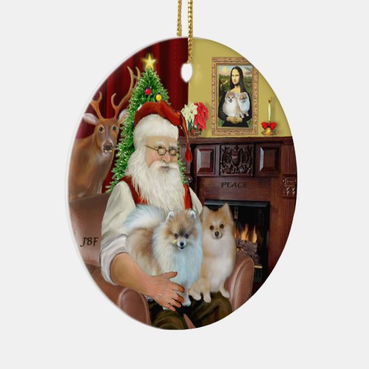Santa - Spitz 9, 2) Keramikornament (Rechts)