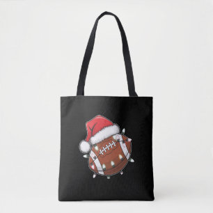Santa Sport Weihnachten American Football Fan Tasche