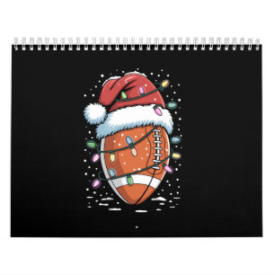 Santa Sport Weihnachten American Football Spieler  Kalender