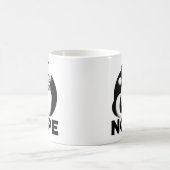 Santa Sprichwort Nope Kaffeetasse (Mittel)