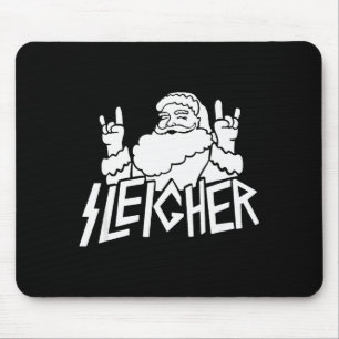 Santa-Sprinter Lustiges Weihnachten für Metalheads Mousepad