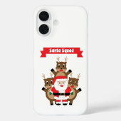 Santa Squad Christmas Reindeer Funny Case-Mate iPhone Hülle (Rückseite)