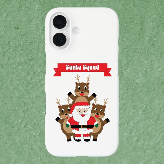 Santa Squad Christmas Reindeer Funny Case-Mate iPhone Hülle