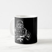 SANTA SQUAD lustige Weihnachtsgeschenk-Idee Kaffeetasse (Vorderseite Links)