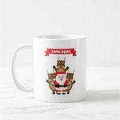 Santa Squad Reindeer Funny Kaffeetasse (Links)