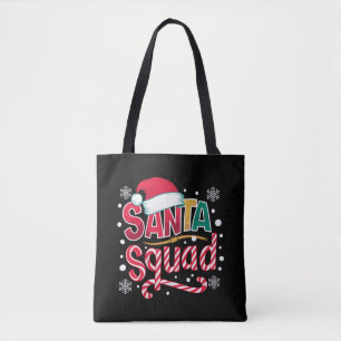 Santa Squad Xmas Squad Familie passt zur Santa Cre Tasche