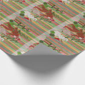 Santa Squatch Geschenkpapier (Ecke)