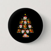 Santa Srts Design For Men Boys Christmas Baseball Button (Vorderseite)
