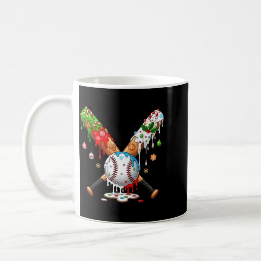 Santa Srts Design For Men Boys Christmas Baseball  Kaffeetasse (Links)