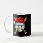 Santa Srts Design For Men Boys Christmas Baseball  Kaffeetasse (Links)