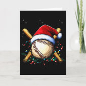 Santa Srts Design For Men Boys Christmas Baseball Karte (Vorderseite)
