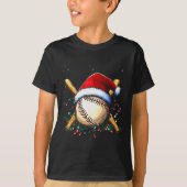 Santa Srts Design For Men Boys Christmas Baseball T-Shirt (Vorderseite)