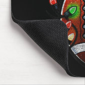 Santa Srts Design For Men Boys Football Player Chr Mousepad (Ecke)