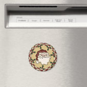 Santa St. Nick Weihnachtsmagnet Magnet (In Situ (Geschirrspüler))