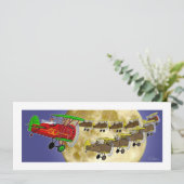 Santa Stadron Feiertagskarte (Stehend Vorderseite)