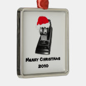 Santa Stapler Frohe Weihnachten 2010 Ornament (Rechts)