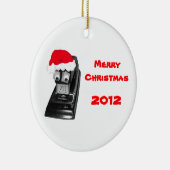 Santa Stapler Frohe Weihnachten 2010 Ornament (Rechts)