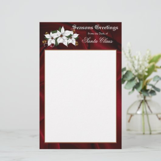 Santa Stationary Letterhead (Stehend Vorderseite)