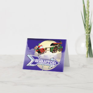 Santa Steam Tractor Swanton Karte