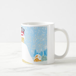 Santa steckt im Schornstein Kaffeetasse