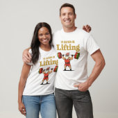 Santa stemmt Gewichte T-Shirt (Unisex)
