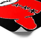 Santa stich poster (Ecke)