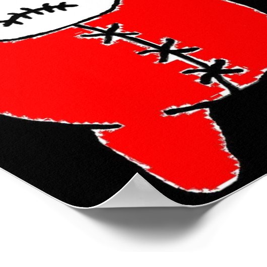 Santa stich poster (Ecke)