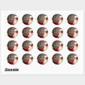 santa Sticker (Blatt)