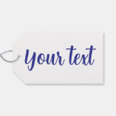 Santa sticker geschenkanhänger (Rückseite Horizontal)